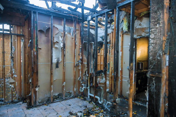 Professional Fire Damage Assessment technician working in Sharon Hill, PA